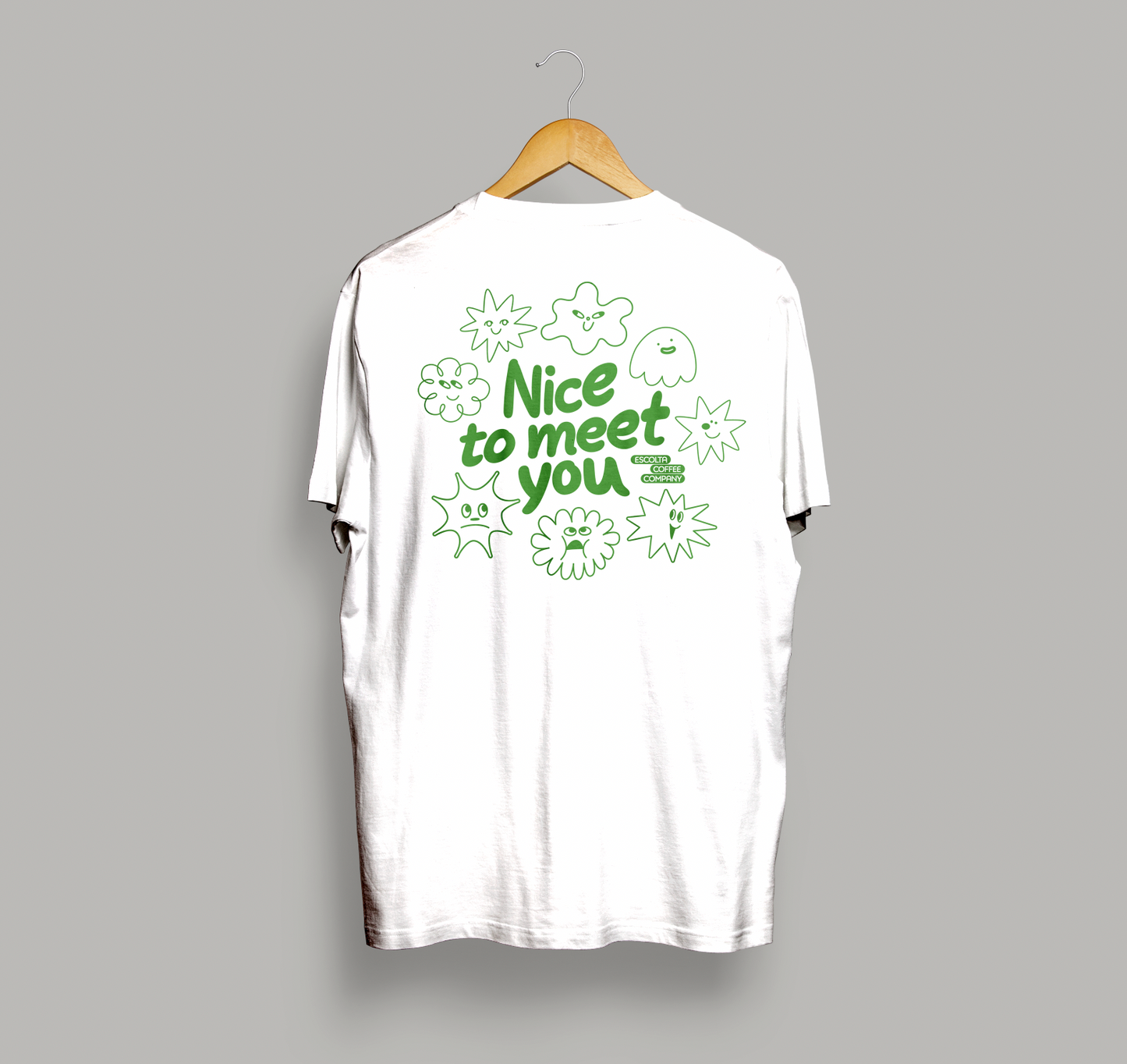 Nice to Meet You Shirt - White Shirt