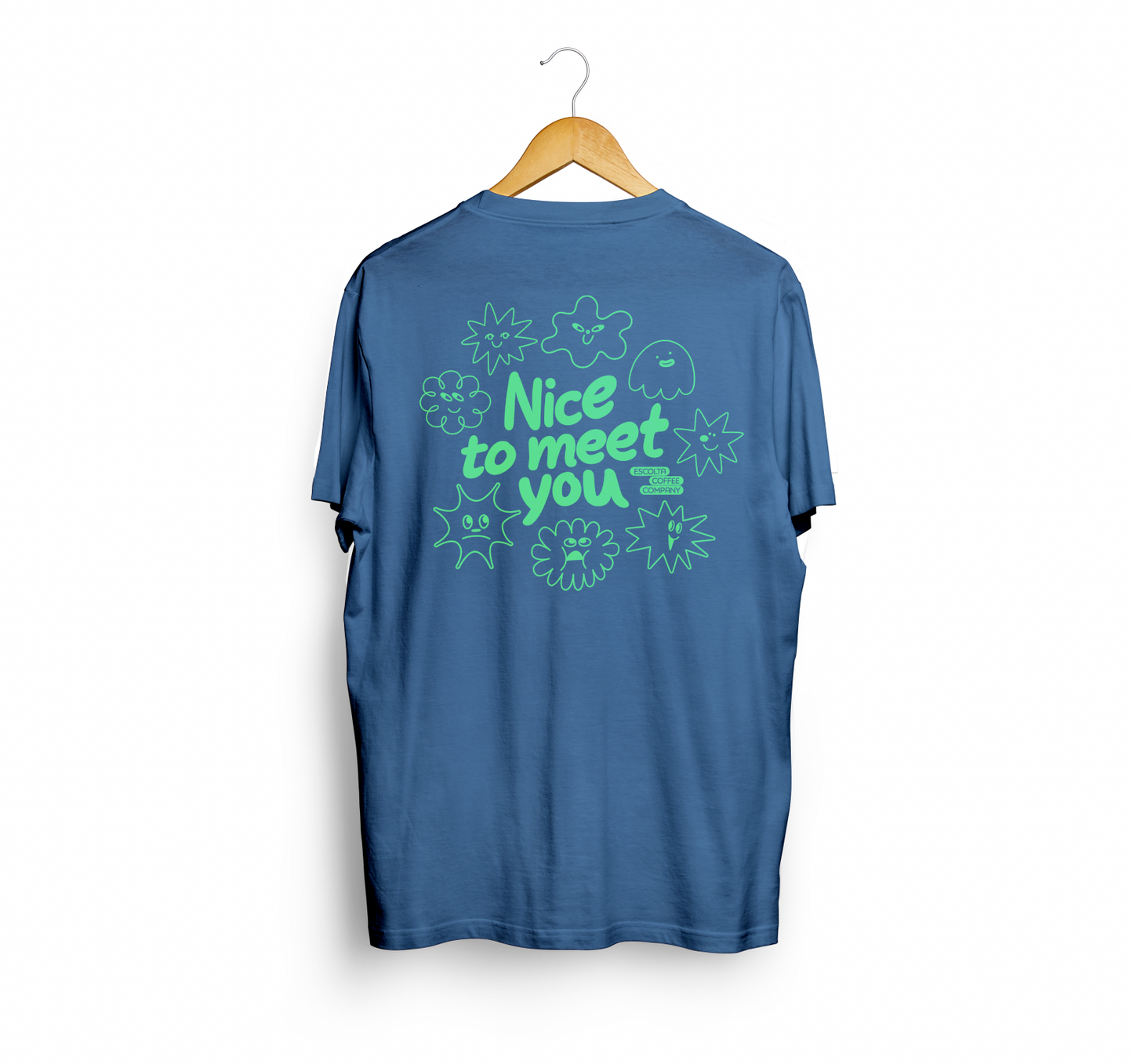 Nice to Meet You Shirt - Blue Shirt