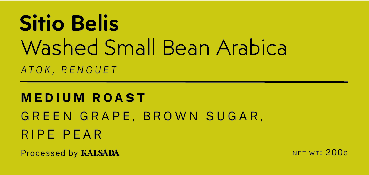 Sitio Belis Washed Small Bean arabica