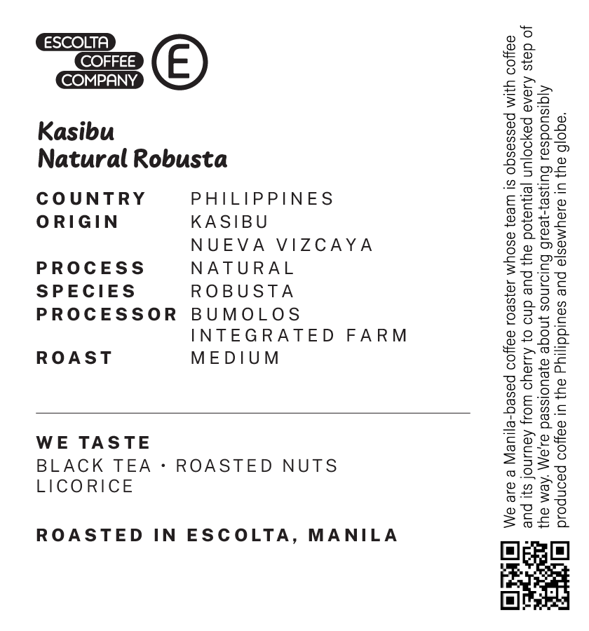 Kasibu Natural Robusta - Bumolo's Integrated Farm