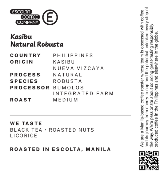 Kasibu Natural Robusta - Bumolo's Integrated Farm