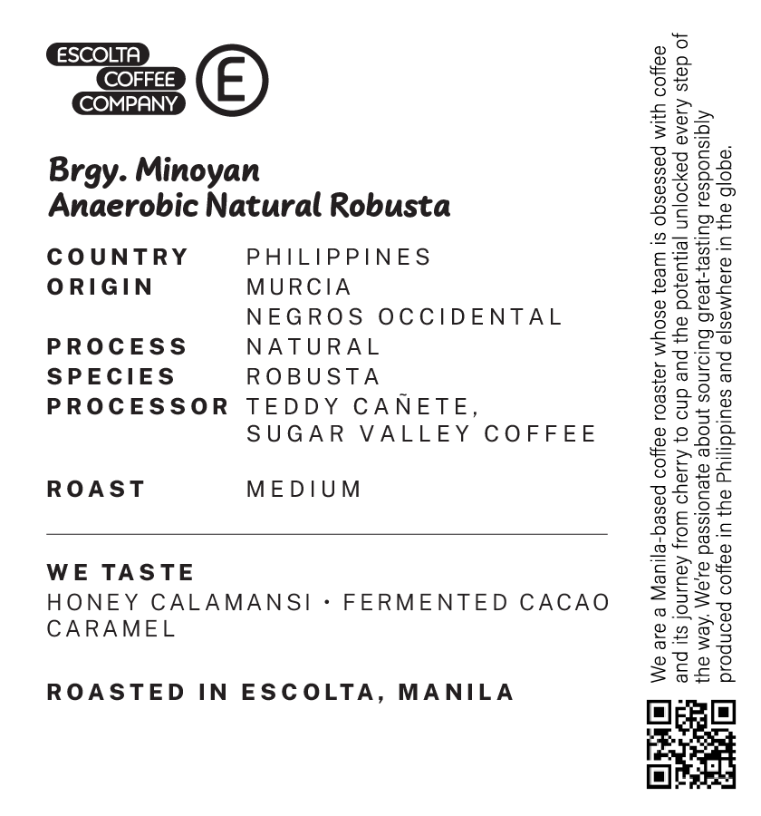 Brgy. Minoyan Sugar Valley Anaerobic Natural - Sugar Valley Coffee