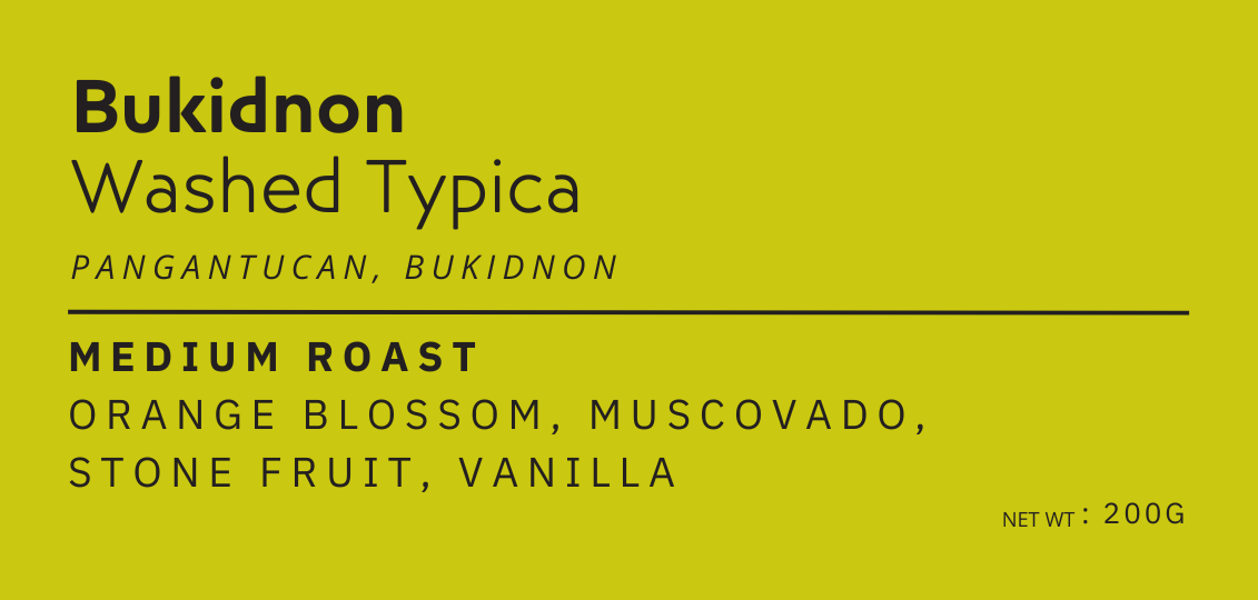 Bukidnon Washed Typica 200g