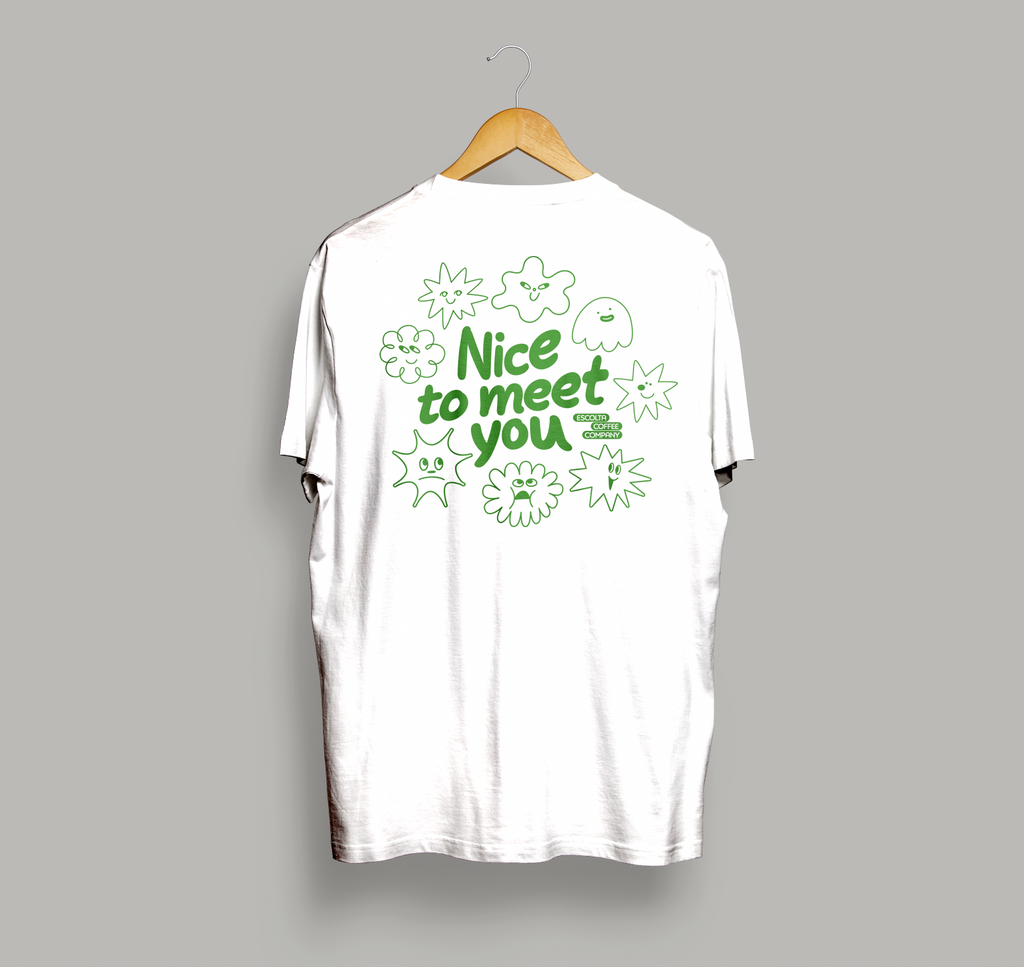 Nice to Meet You Shirt - White Shirt