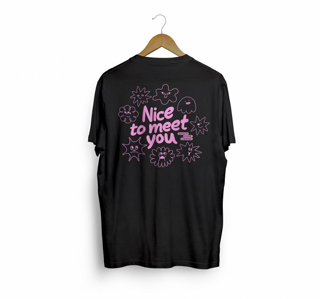 Nice to Meet You Shirt - Black Shirt