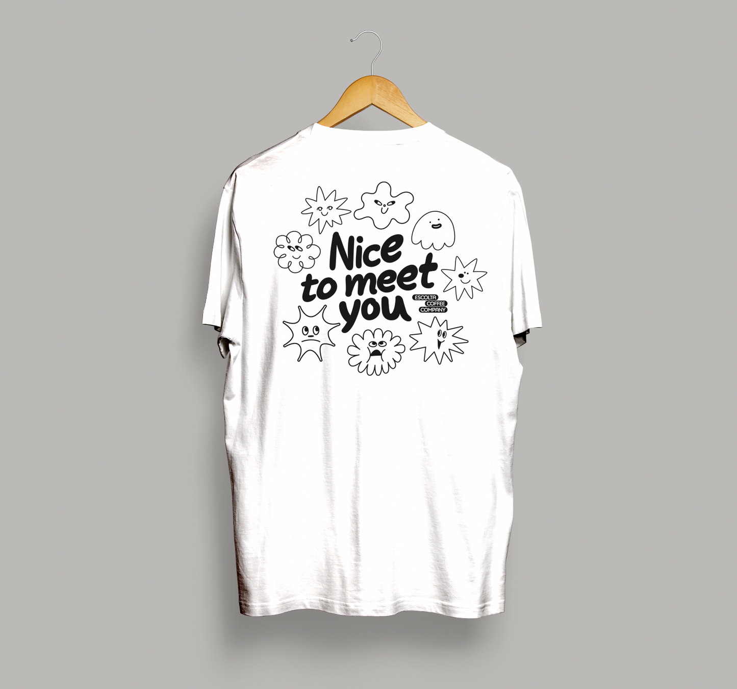Nice to Meet You Shirt - White Shirt