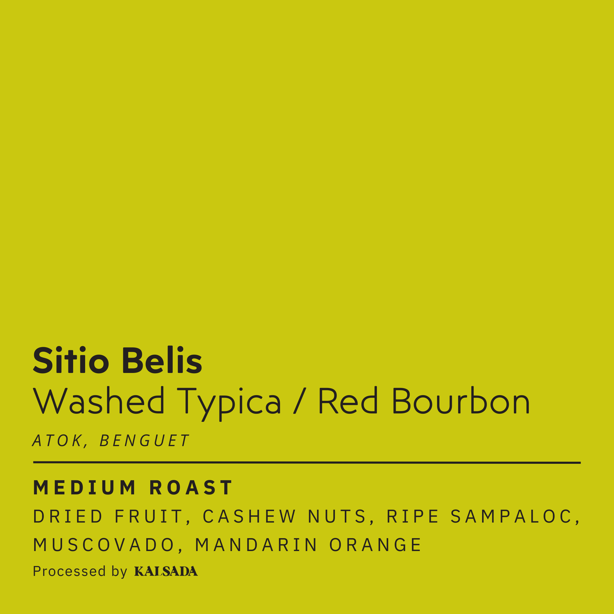 Sitio Belis Washed Typica / Red Bourbon