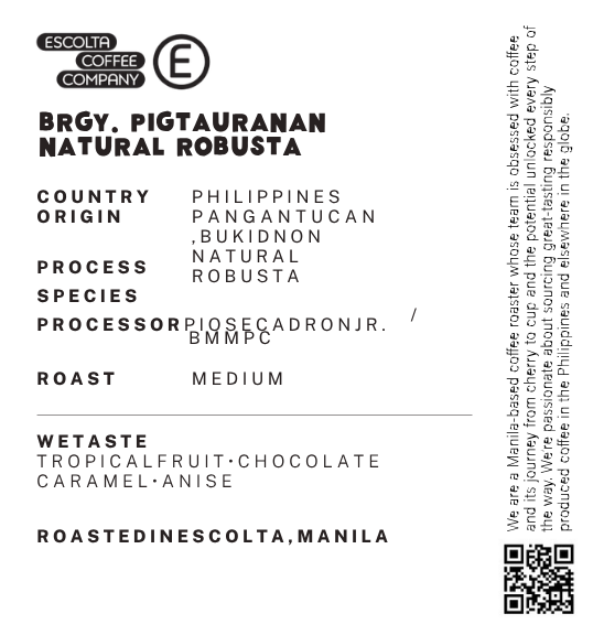 Brgy. Pigtauranan Natural Robusta
