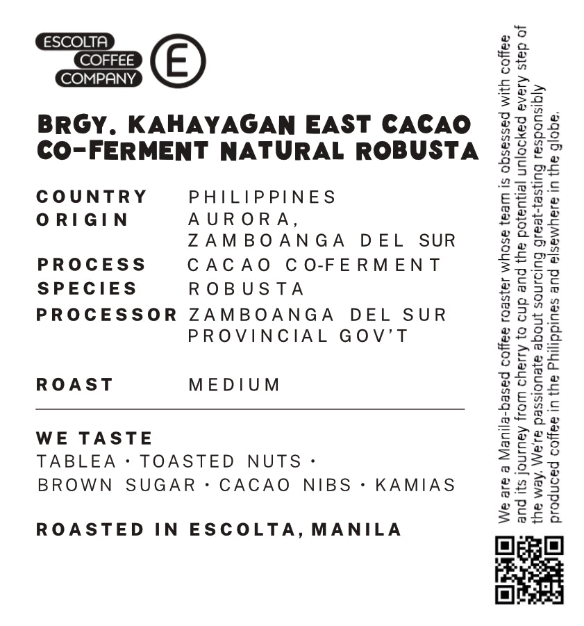 Brgy. Kahayagan East Cacao Co-ferment Natural Robusta