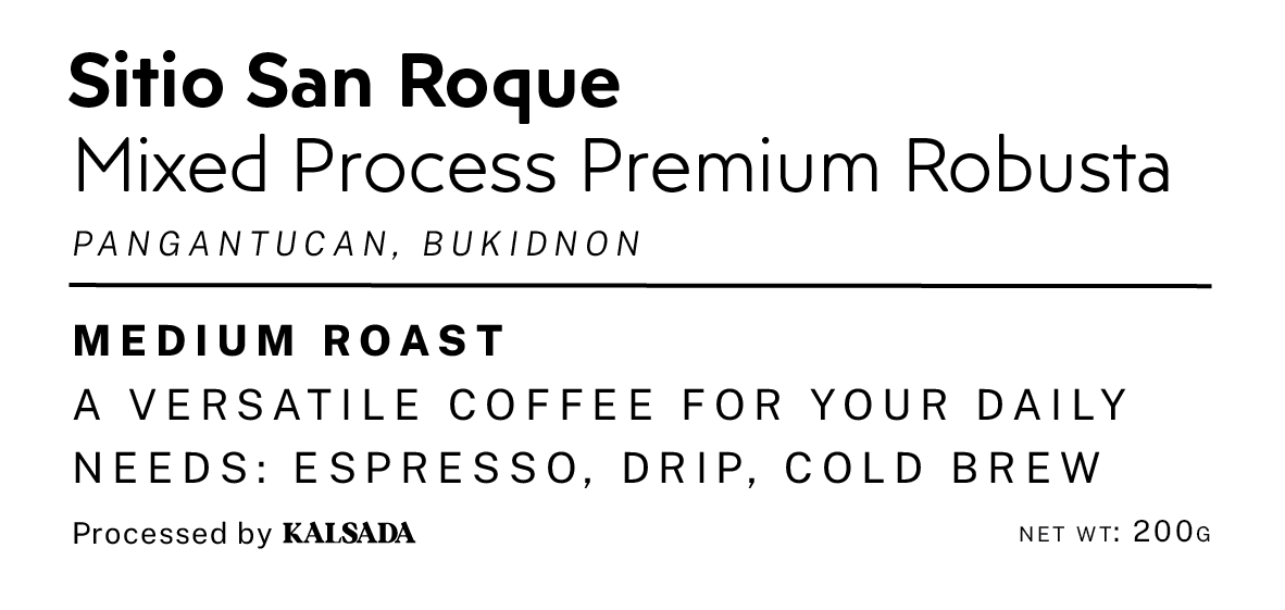 San Roque Mixed Process Premium Robusta 200g