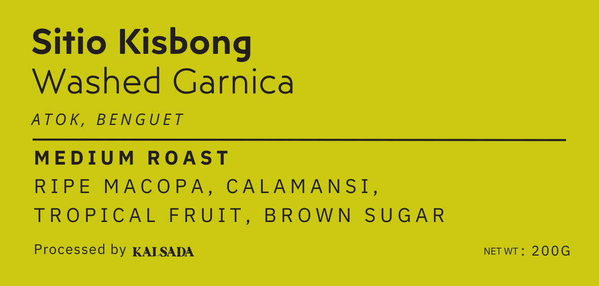 Sitio Kisbong Washed Garnica Arabica