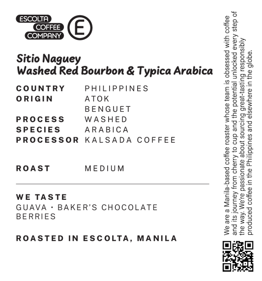 Sitio Naguey Washed Typica/ Red Bourbon - Kalsada Coffee