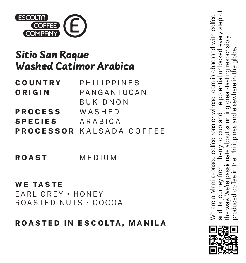 Sitio San Roque Washed Arabica - Kalsada Coffee