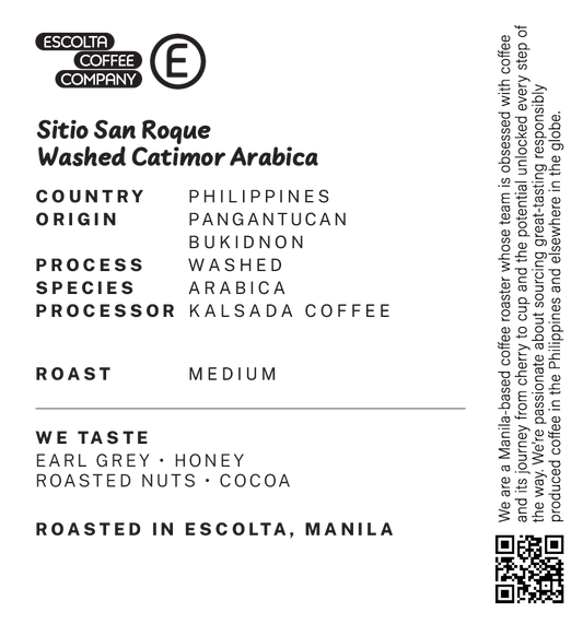 Sitio San Roque Washed Arabica - Kalsada Coffee