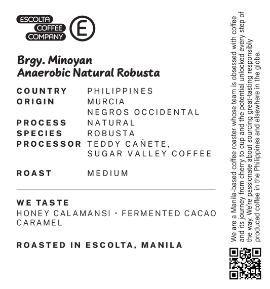 Brgy. Minoyan Sugar Valley Anaerobic Natural - Sugar Valley Coffee