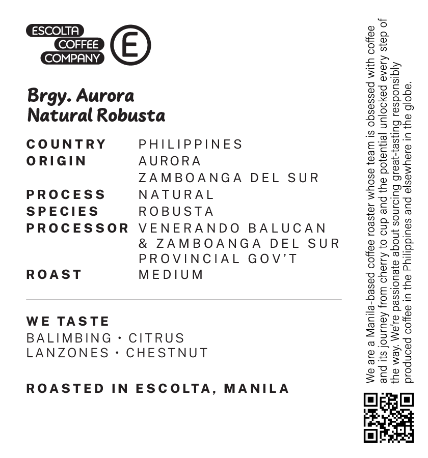 Brgy. Kahayagan Natural Robusta - Venerando Balucan & Zamboanga del Sur Provincial Gov't