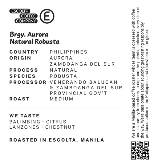 Brgy. Kahayagan Natural Robusta - Venerando Balucan & Zamboanga del Sur Provincial Gov't