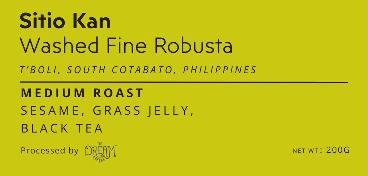 Sitio Kan Washed Fine Robusta 200g