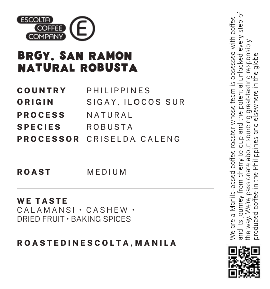 Brgy. San Ramon Natural Robusta