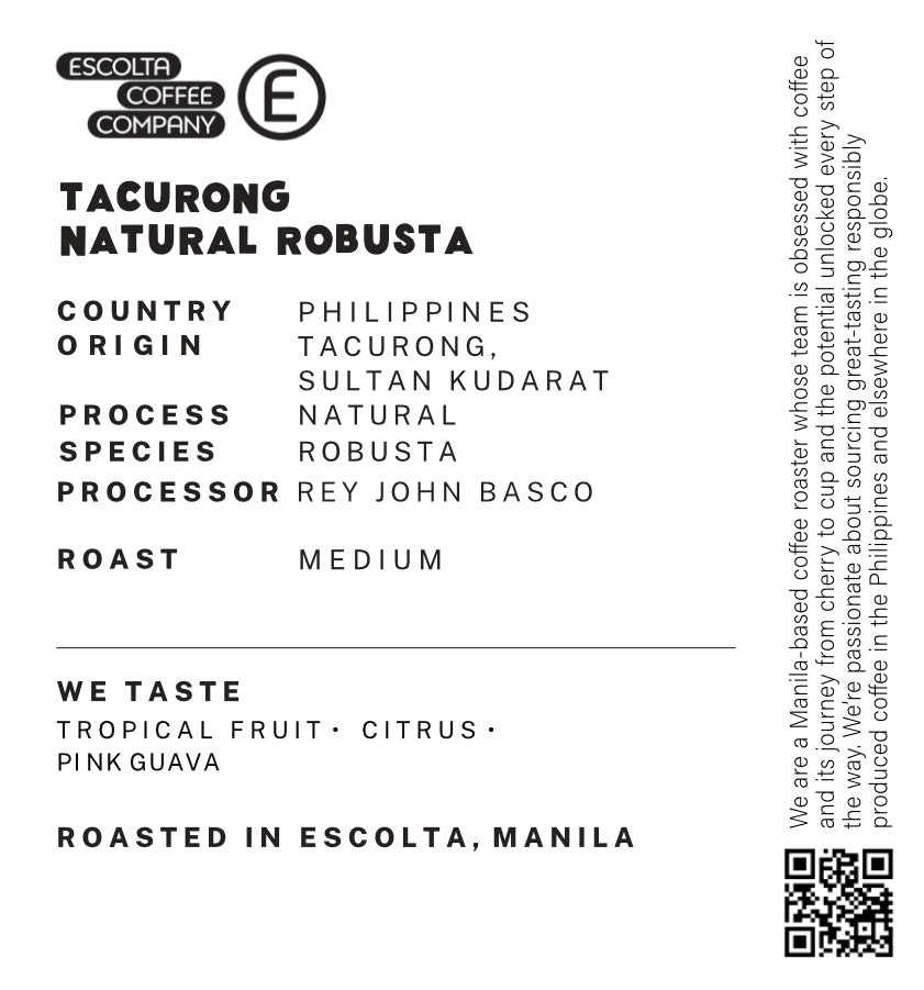 Tacurong Natural Fine Robusta
